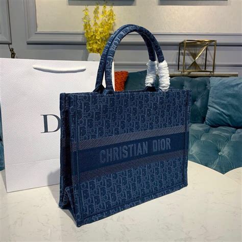 christian dior book tote bag blue|christian dior book tote personalized.